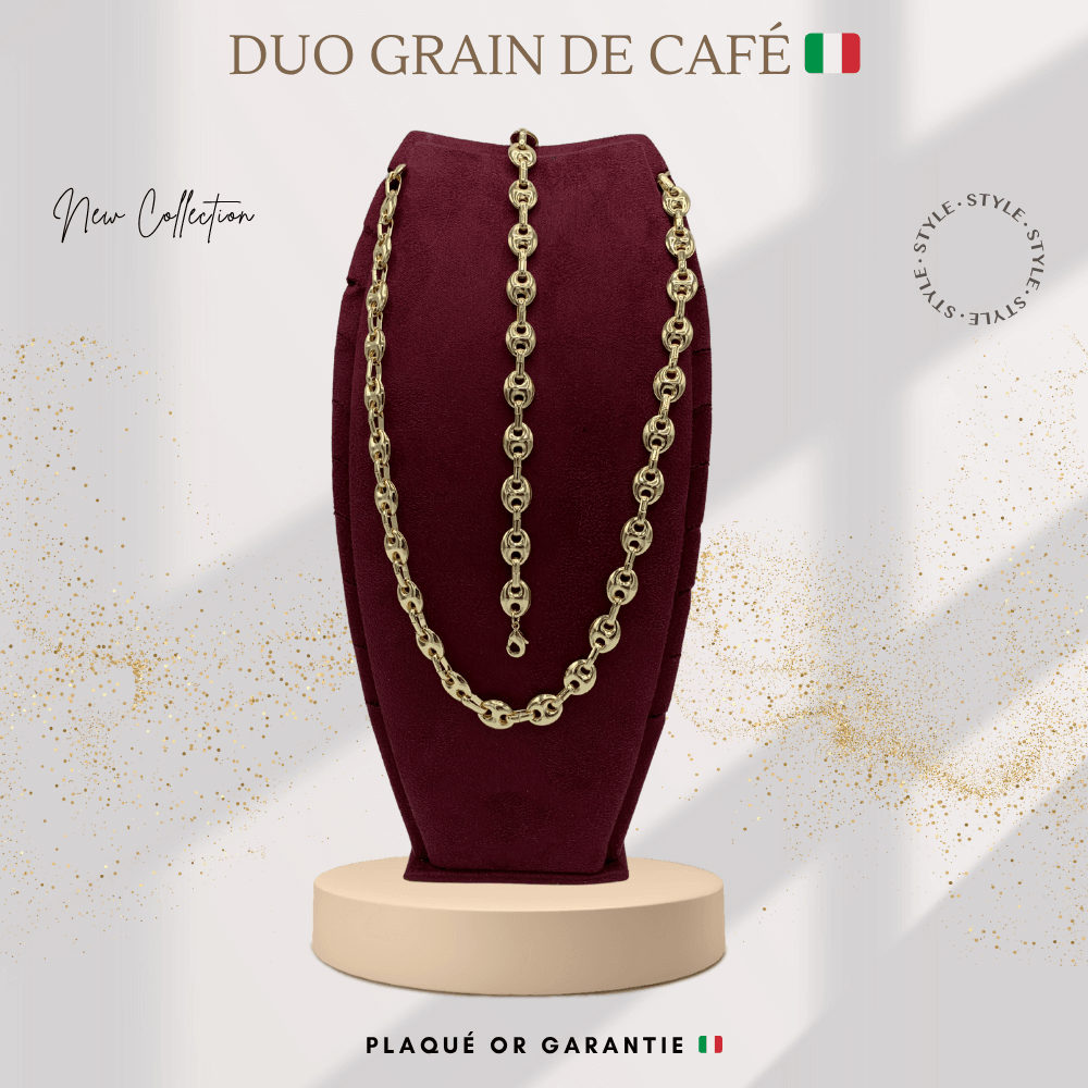 DUO GRAIN DE CAFÉ ITALIEN - MODEL 1