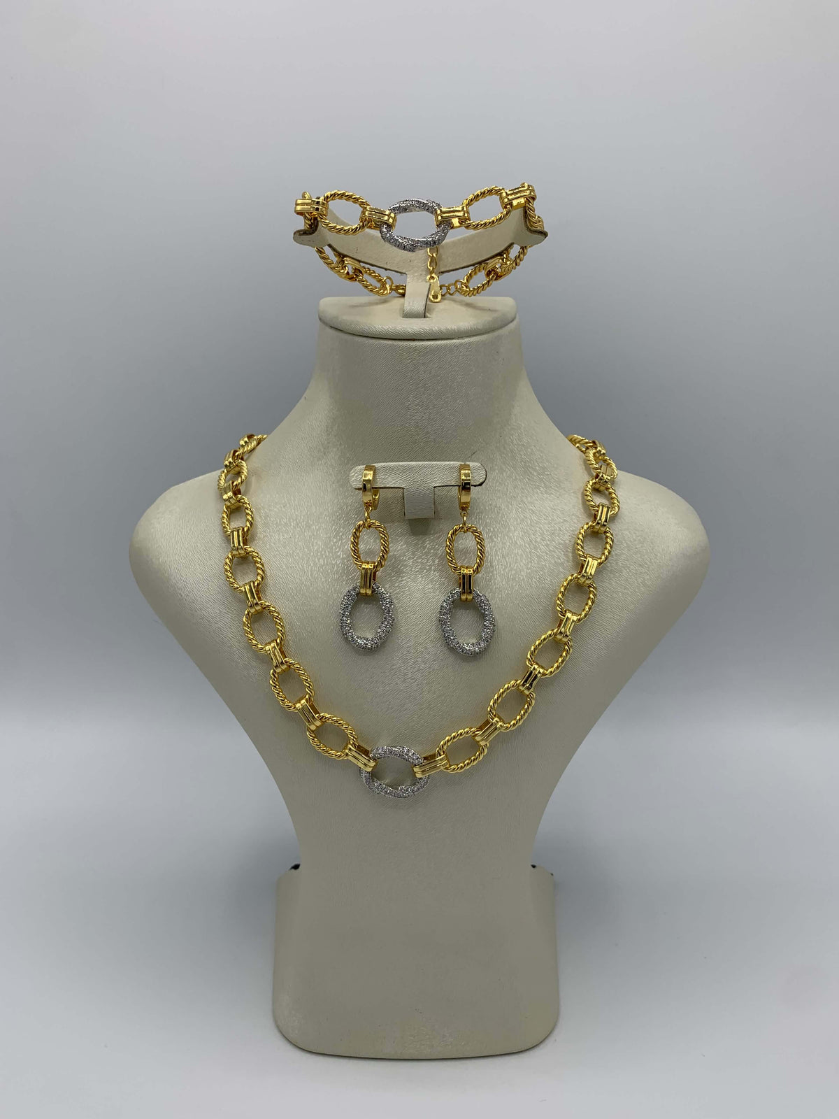 PARURE TRIO GRAZIELLA ACIER