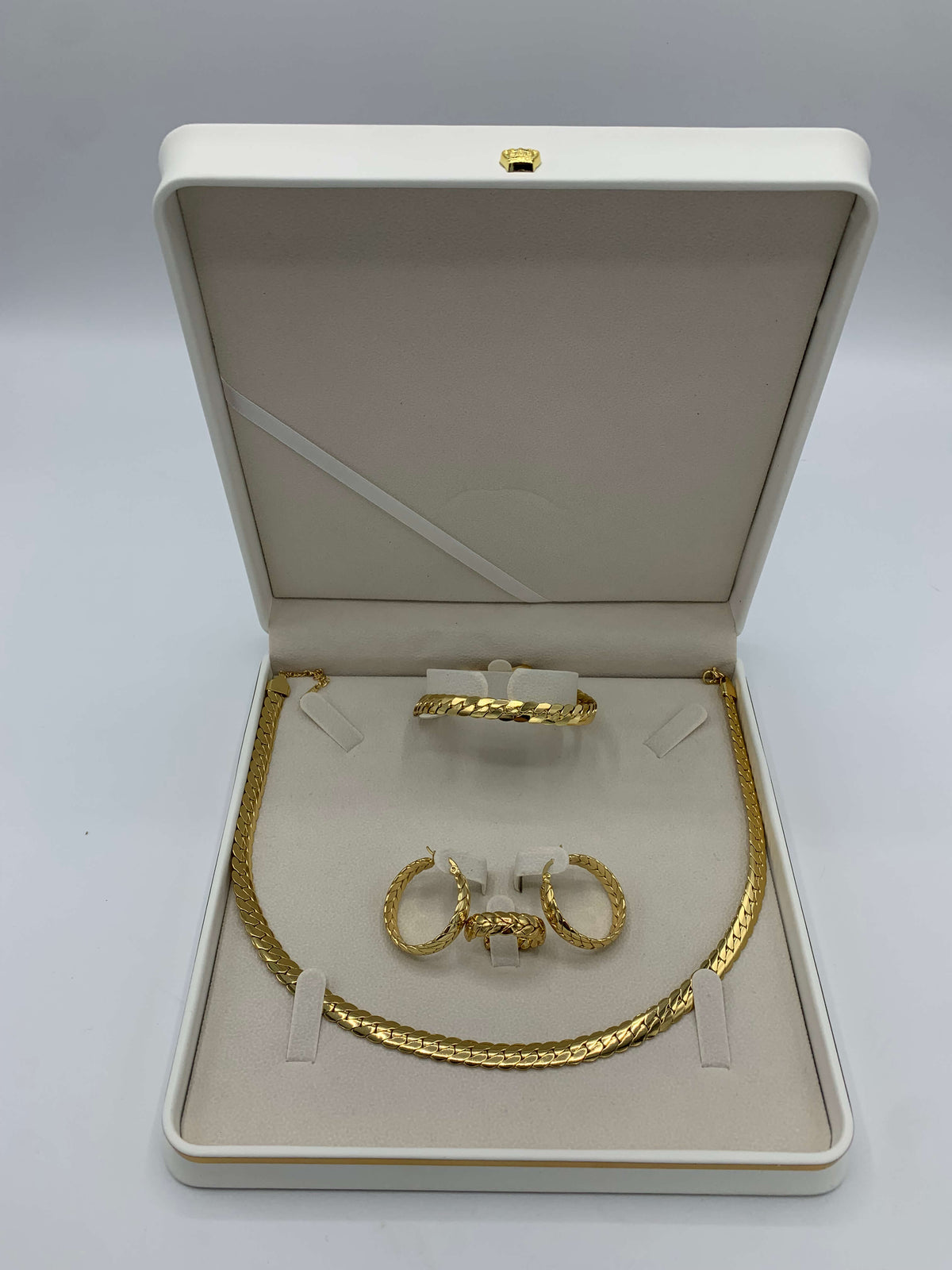 PARURE GRAZIELLA 4 PIÈCES - SBIKA ACIER