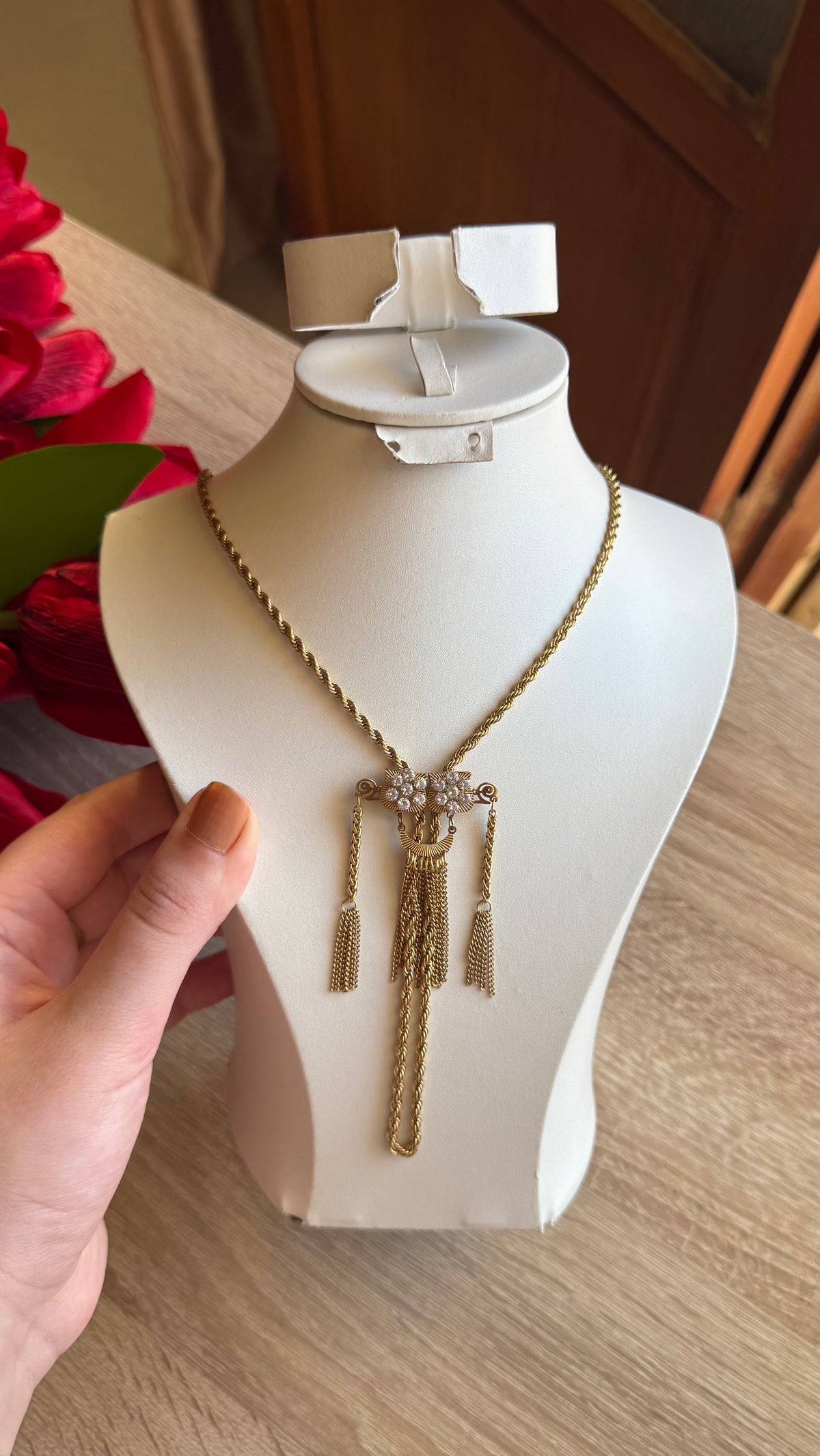 COLIER PENDENTIF CRAVACH 2 PIÈCES